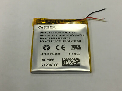 Replacement Battery Apple IPod Nano 2nd Generation A1199 2GB 4GB 8GB 616-0282