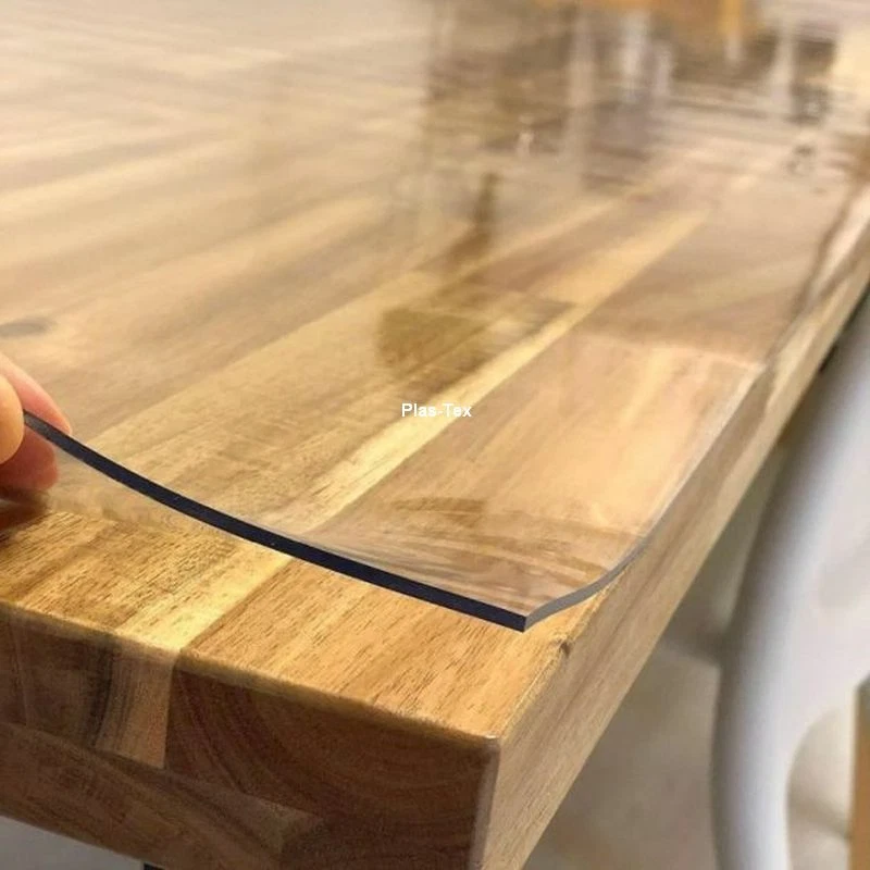 Tischfolie Tischdecke Schutzfolie Tischschutz Folie transparent 2mm Glasklar - Bild 3 von 3