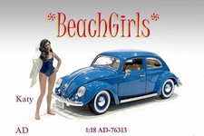 Katy in Blue Beach Girls Figure American Diorama 76313 1:18 3.75"