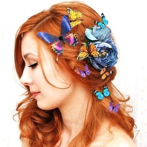 10 Pcs Butterfly Hair Clips Bridal Hair Accessories Wedding