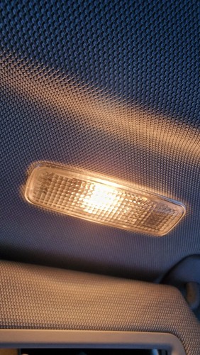 Audi A6 C7 Make Up Spiegelbeleuchtung Halogen