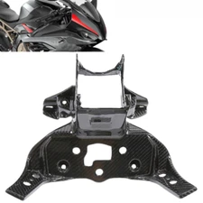 For S1000RR M1000RR 2019-22 Bracket Front Headlight Holder Kit Real Carbon Fiber