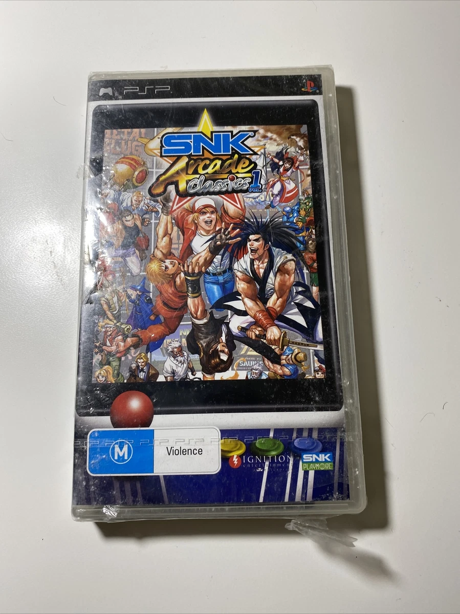 SNK Arcade Classics, Vol. 1 (Sony PSP, 2008) Brand New. PAL Version