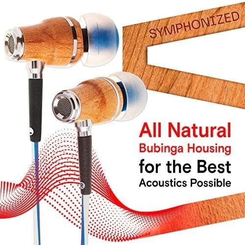 Auriculares Symphonized NRG X Premium de madera genuina, auriculares con cable [caja abierta] Foto 2 de 4