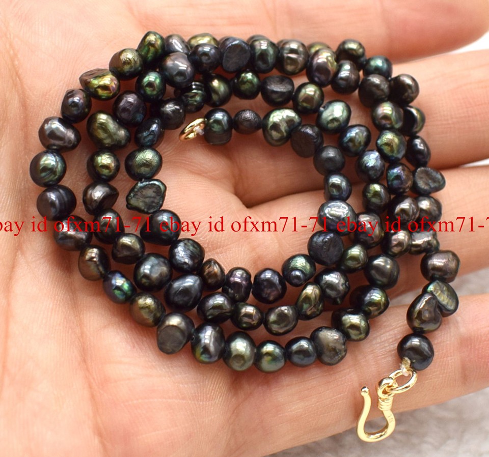 Baroque Freshwater Pearl Necklace In 14k Yellow Gold – Filigree Jewelers - Foto 8