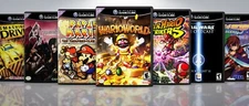 Replacement GameCube Covers W/ EU STYLE Cases Titles M-R  !!NO GAMES!!