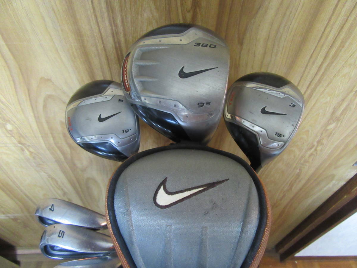 NIKE IGNITE Golf Club 12Piece Set Mens RightHanded w/Caddie Bag Used