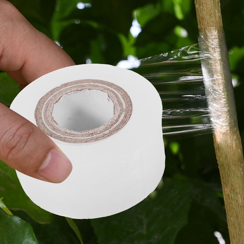 2cm100m Grafting Tape Stretchable Self-adhesive Film Plant Tree Seedling Nurse E - Foto 7