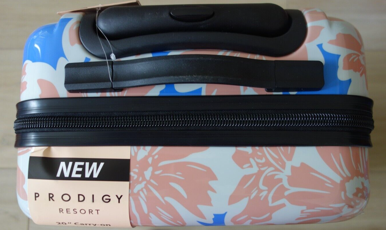 Prodigy Resort 20Inch CarryOn Fashion Floral Hardside Spinner Luggage