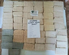 50 BARS HANDMADE GOAT MILK SOAP MIX LOT PURE ESSENTIAL OILS CHEAP BULK WHOLESALE