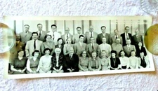 REAL PHOTOGRAPH  PG&E SAN RAFAEL DIST OFFIC PACIFIC GAS & ELECTRICITY 1954 NAMES