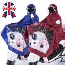 1pack Waterproof Rain Cover Coat For Mobility Scooter Hooded Cape Poncho