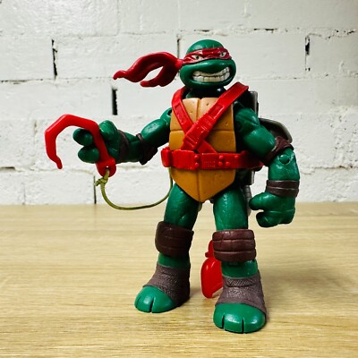 Raphael TMNT Spyline Grappling Hook Teenage Mutant Ninja Turtles Action Figure