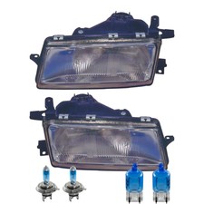 Scheinwerfer Set inkl. Premium Lampen für Opel Vectra A 86_ 87_ mit Lampenträger