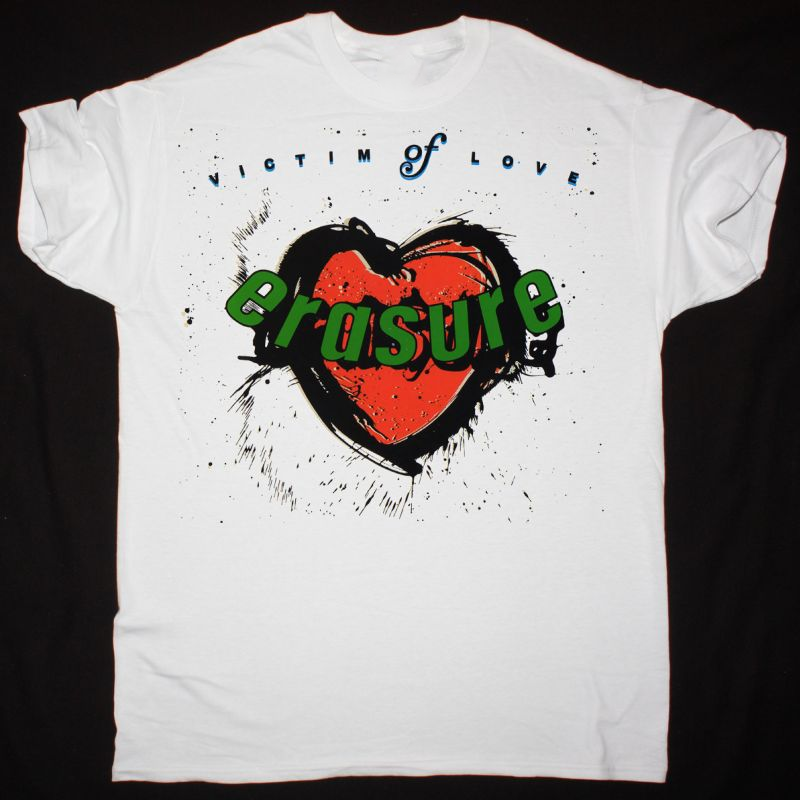 Erasure Band Unisex Cotton White T-Shirt Sizes S-2XL for Men and Women