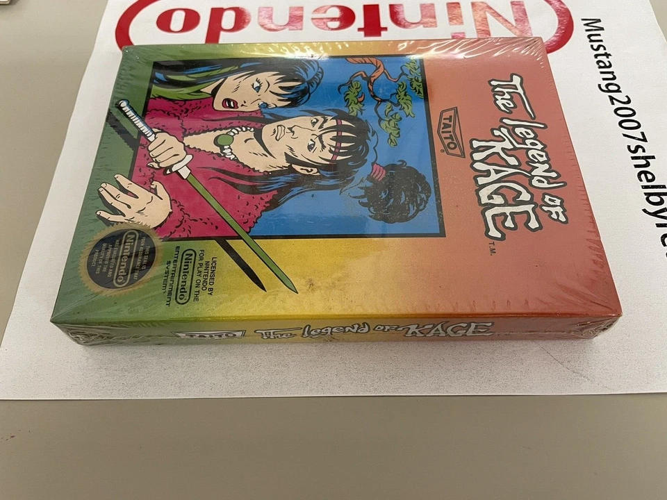 Taito Nes Nintendo The Legend Of Kage Brand New Factory Sealed H-Seam NOS READ - Image 3 of 4