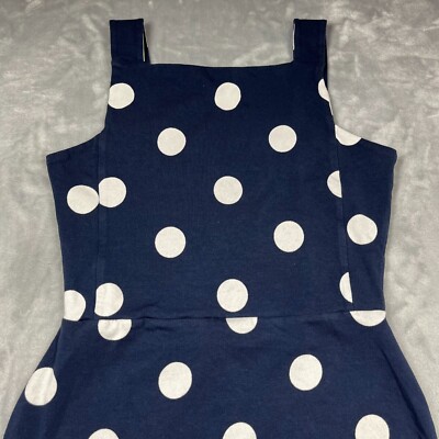 blue polka dot dress asos Jude Connally Briar Dress in Navy/Gold Dot – THE LUCKY KNOT