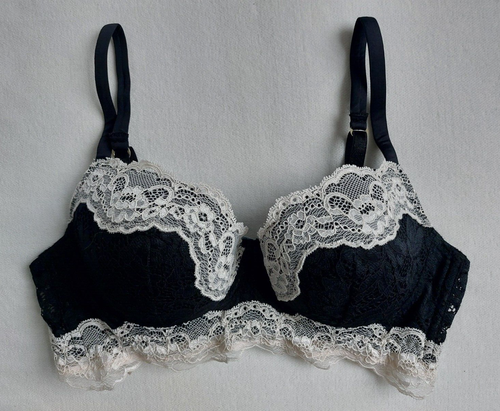 NEU Intimissimi Spitzen-BH Modell Sofia schwarz & elfenbeinfarben 36B (UK & USA)/80B (EU)