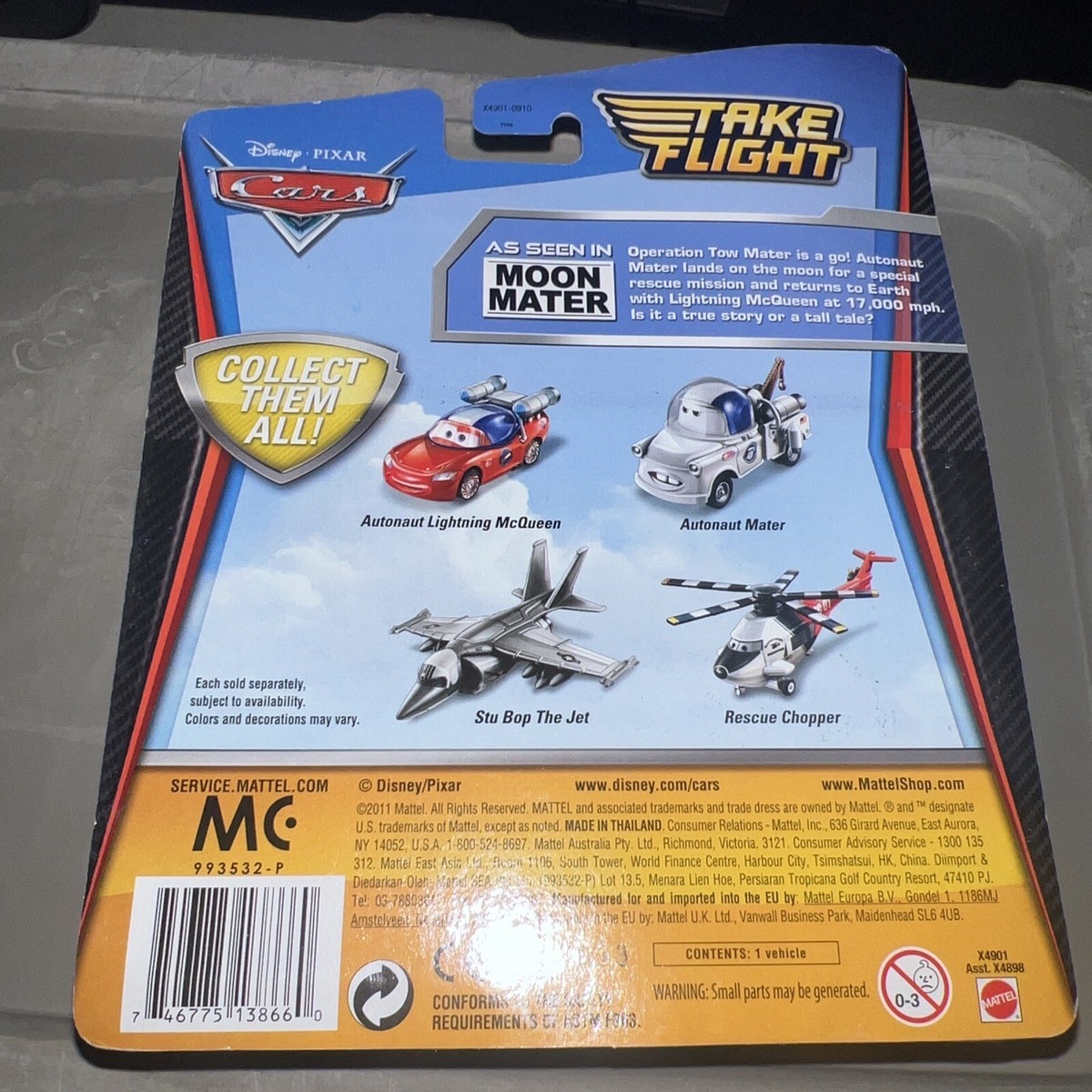 Disney Pixar Cars Take Flight Stu Bop The Jet Mattel 2011 | eBay