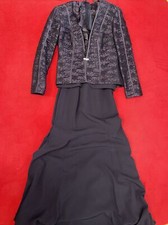 PERFECT PURPLE Daymor Couture Eggplant Purple Mother Dress with jacket Size 6