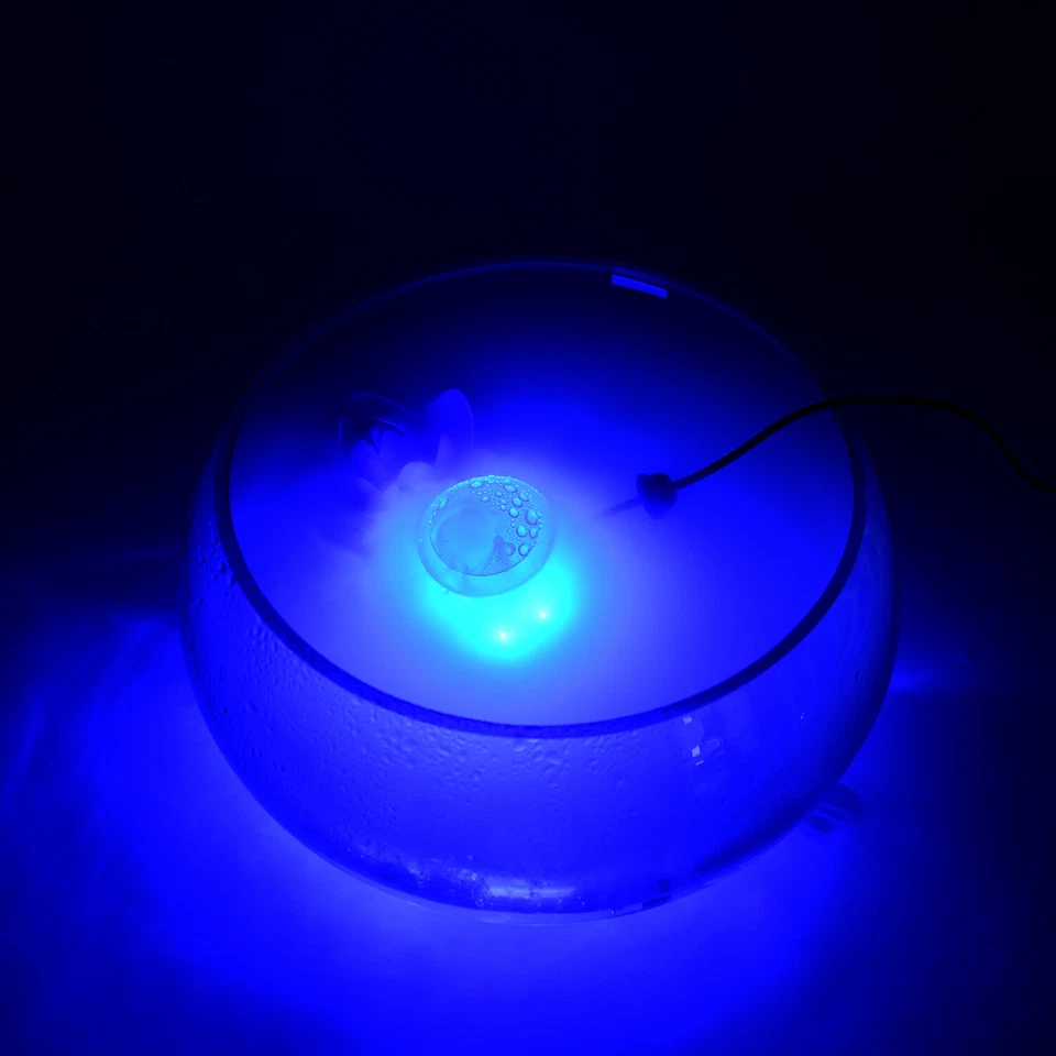 12 LED Mist Maker Fogger Ultrasonic Air Humidifer Atomizer Water Fountain Pond - Image 4 of 4