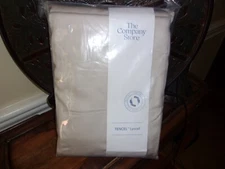 New Company Store Buff Beige 300TC Tencel Lyocell Solid Sateen King Duvet Cover