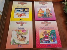 Lot of four 1985 Worlds of Wonder Teddy Ruxpin hardcover books - no tapes