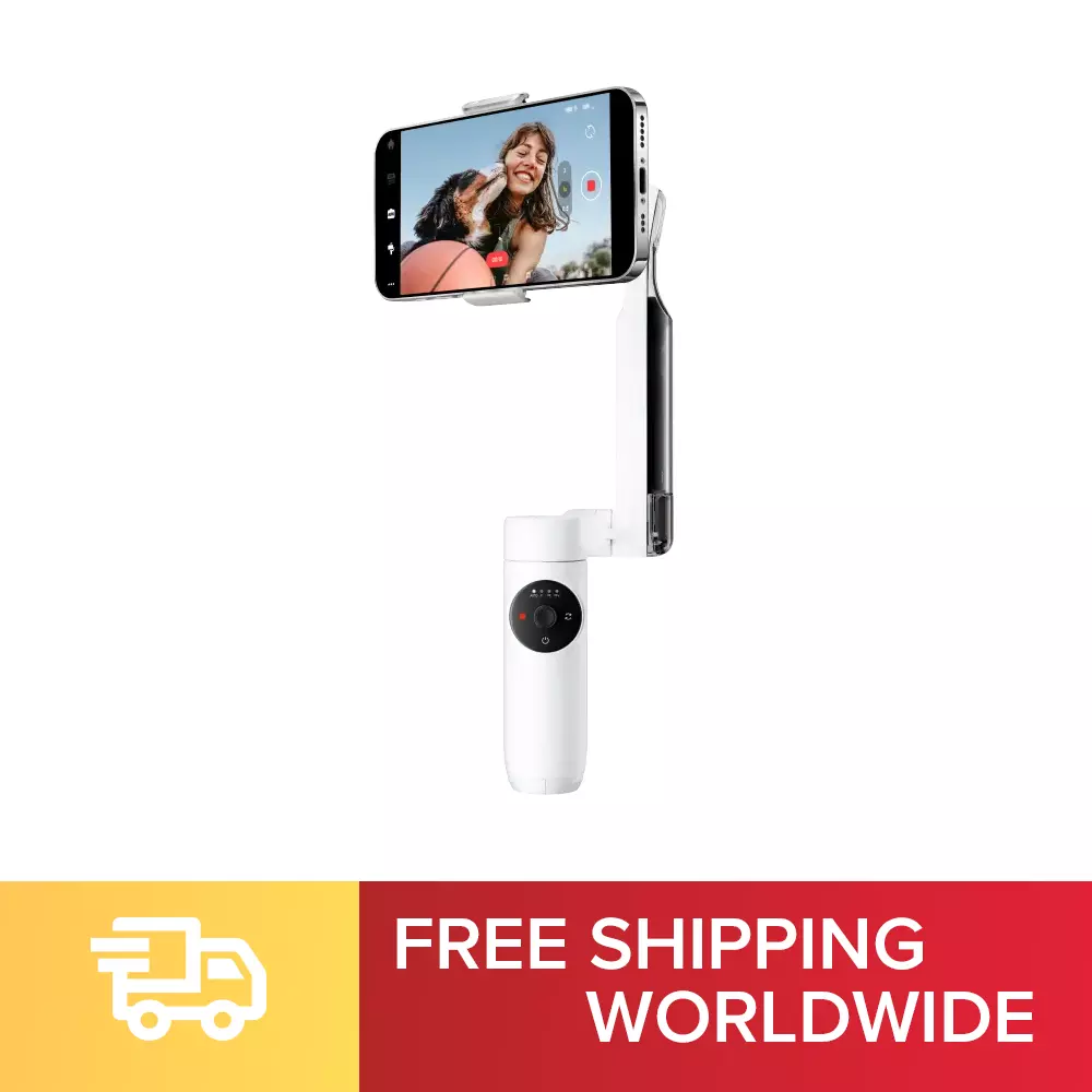 Insta360 Flow Normal Version Gimbal White for Smartphones with AI