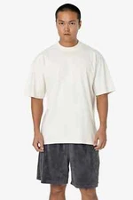 Los Angeles Apparel Garment Dye Velour Mid-Length Wide Short Size Medium New $48