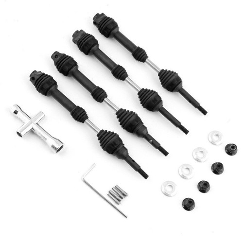 Front Rear Drive Shaft Axle For 1/10 Traxxas Slash Rustler Hoss VXL 4X4 RC Car - Picture 12 of 19
