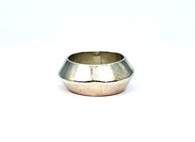 Bague Large En Argent 925 - Taille 51 - Poids 5,68g - Occasion - Bijou Vintage