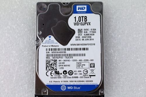 WD BLUE SEAGATE HIT 1TB 2.5in VARIOUS NAME @TESTED WITH HD SENTINAL@ - Picture 2 of 4