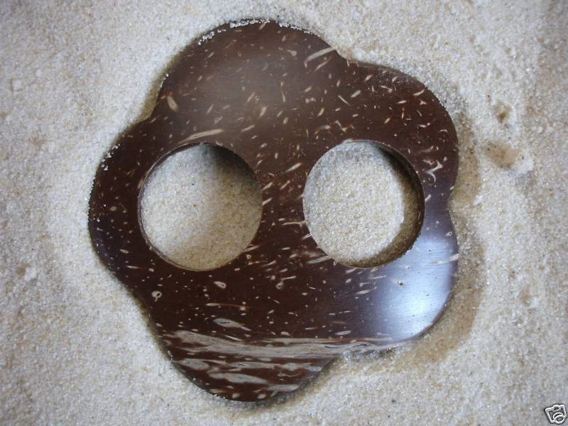 BUANA NEW COCONUT SHELL SARONG BUCKLE FASTENER CLIP TIE CLASP TOGGLE PAREO FLOWER /sbf