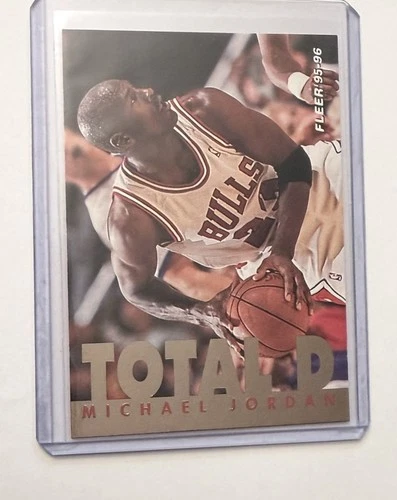 1995-96 FLEER MICHAEL JORDAN TOTAL D INSERT SET #3 /12 CHICAGO BULLS BASKETBALL