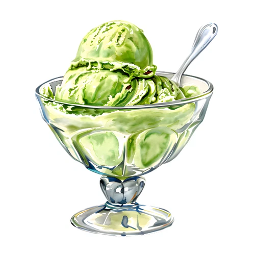 Ice Cream Self Adhesive Vinyl Sticker