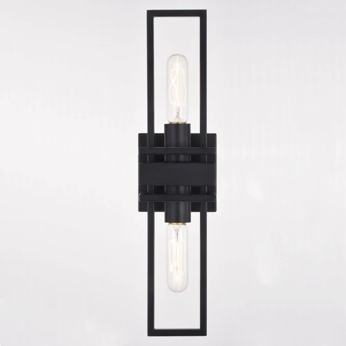 Vaxcel Lighting W0346 Marquis 2 Light 19" Tall Wall Sconce - Black - Picture 6 of 11