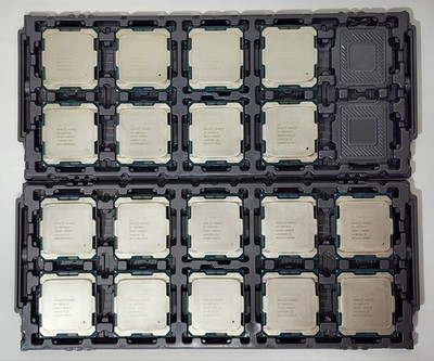 Lot of 18 Intel Xeon E5-2687W V4 SR2NA 3.0GHZ LGA2011-3 Server CPU Processors