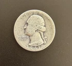1941 Washington Quarter - 25C - Circulated Condition - 90% Silver