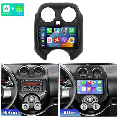 Autoradio Für Nissan Micra 2010-2017 Android 15 Apple Carplay GPS BT Navi WIFI