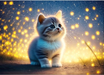 Hjjdiyes Malen Nach Zahlen Erwachsene Tiere Katze Malen Nach Zahlen Kinder