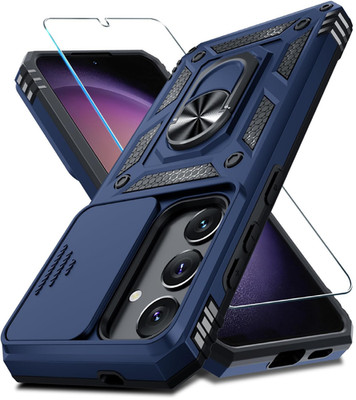 Janmitta Compatible with Samsung Galaxy S25/S24 Case [Not for S25+] Built in Sli