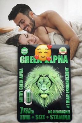 Green Alpha Mens Libido Supplement, 5 Packs Plus 2 Samples Heat In The Bedroom