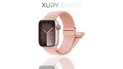 Apple Watch Luxus Stoff Baumwolle Armband Soft Weave Ver. Farben  Alle Größen  