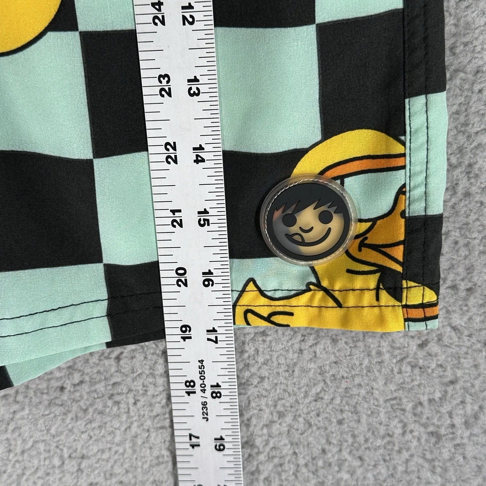 Neff Mens Shorts Size M Rubber Duck Swim Board Shorts Beach Pool Party Tropical - Image 4 of 4