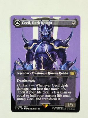 Cecil, Dark Knight (Borderless) Final Fantasy Regular