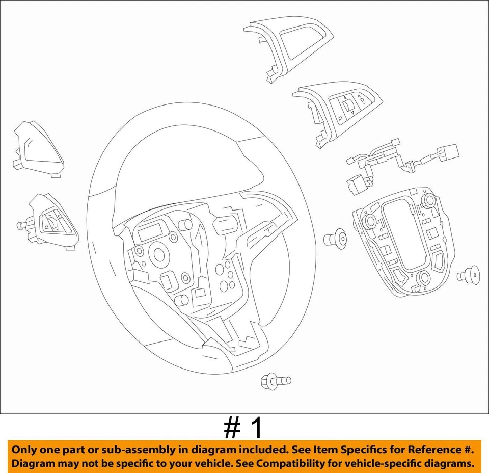 Volante Chevrolet Sonic Trax 2013-2018 95440762 - nuevo OEM Foto 4 de 4