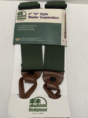 Hodgman Wader Suspenders H-Style , 2'' wide, 36'' Length, New