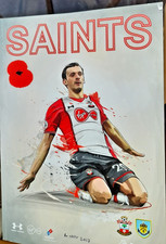 Southampton v Burnley programme + match day poster 2017/18 - Premier League