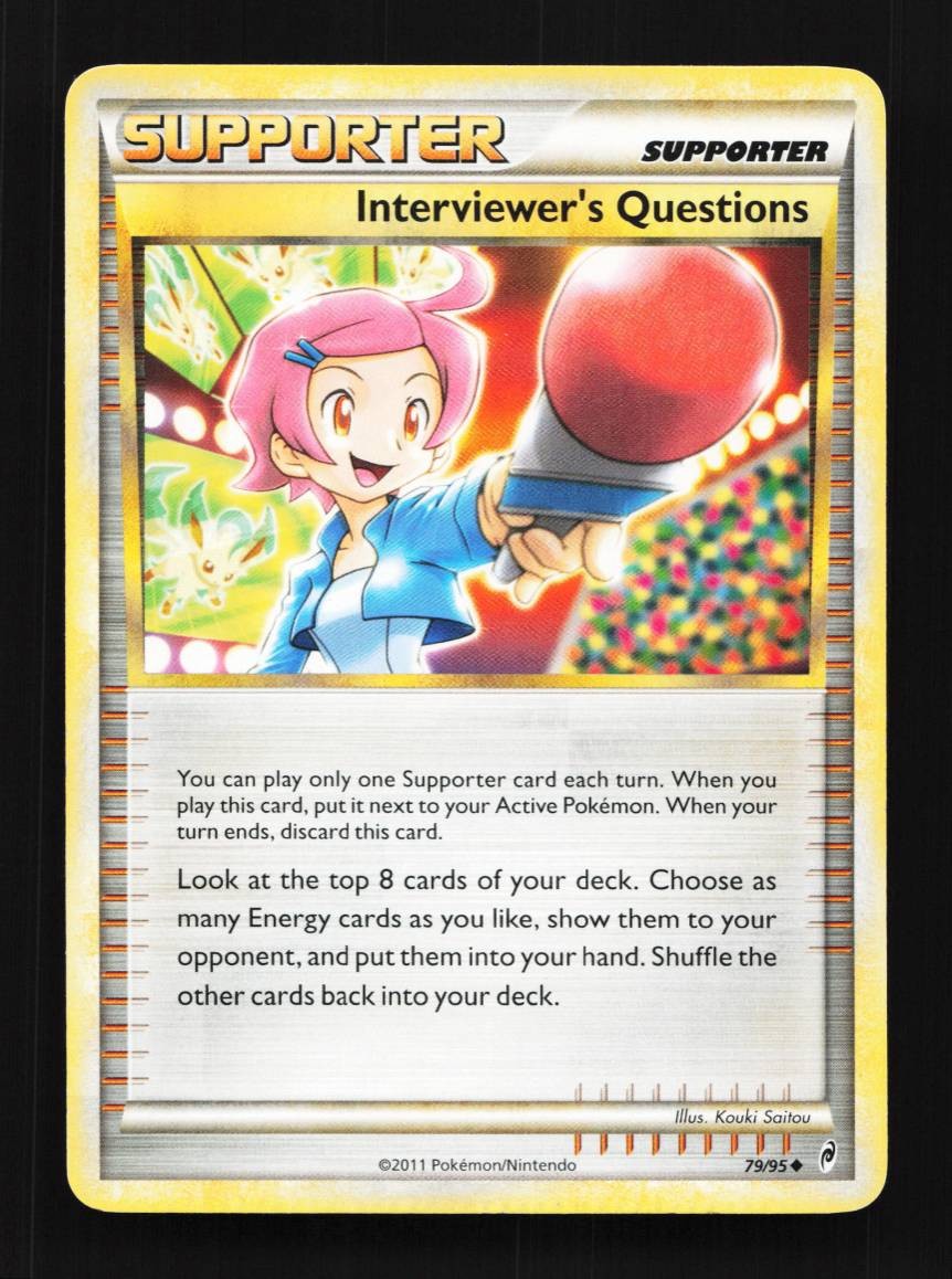 Interviewer's Questions 79/95 MP Call of Legends English Pokemon Card TCG