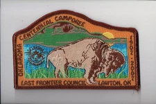 1907-2007 Last Frontier Council Centennial Camporee patch